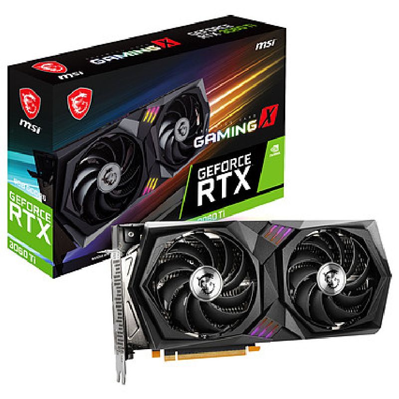 Carte Graphique – MSI – GeForce RTX 3060 Ti GAMING X 8G LHR – 8 Go